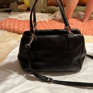 Small black Coach crossbody